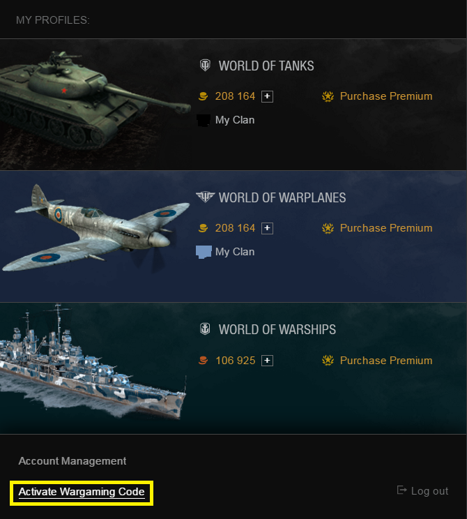 where to redeem codes for world of warships